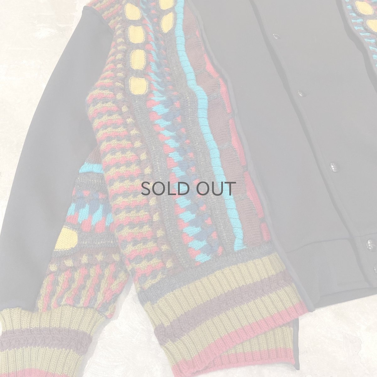 画像5: 【Wiz&Witch】"UNITED" TWO FACE PIPING FRONT SNAP SWEATER / OS (5)