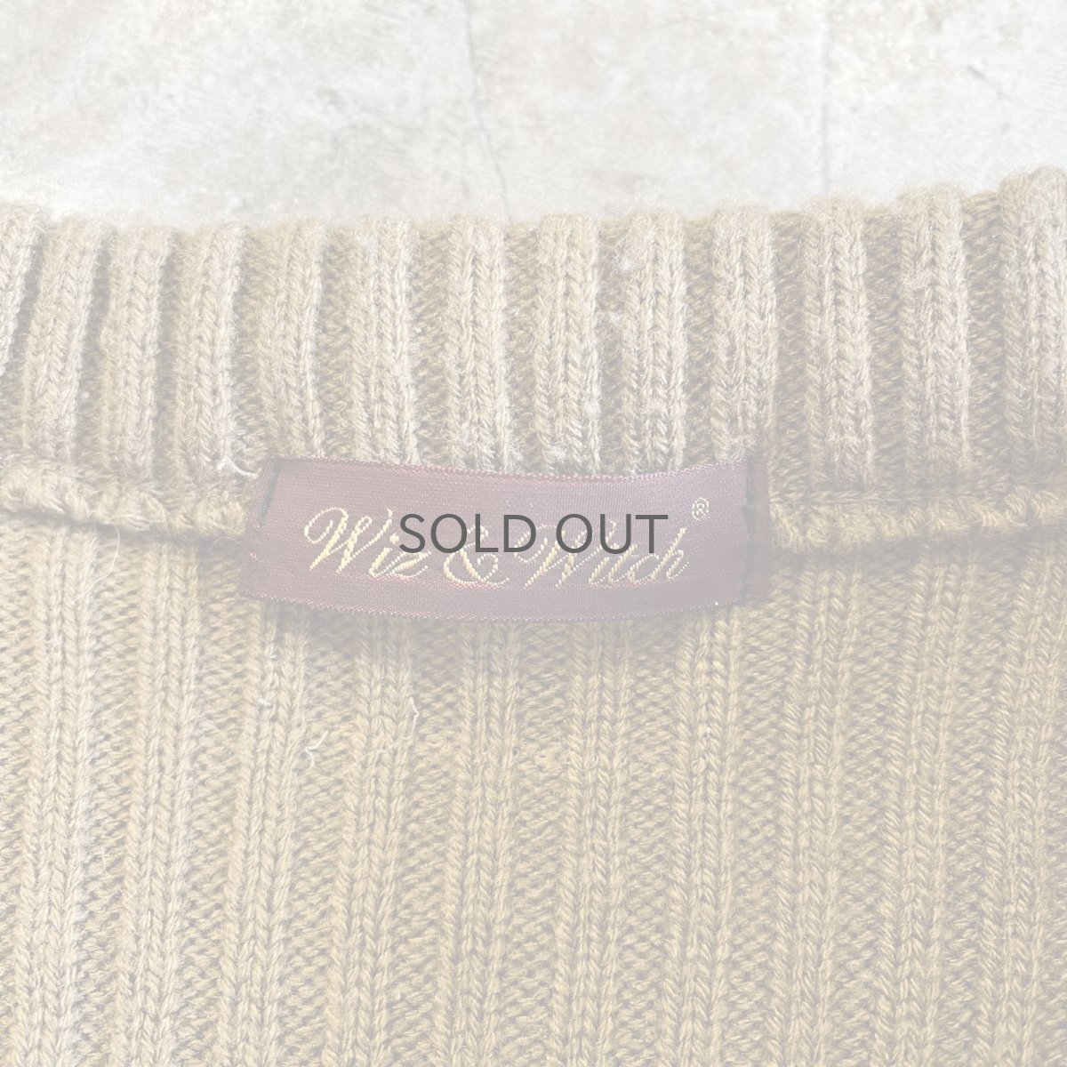 画像10: 【Wiz&Witch】"WEIRD" PATCH MILITARY HOOK UP CARDIGAN / OS (10)