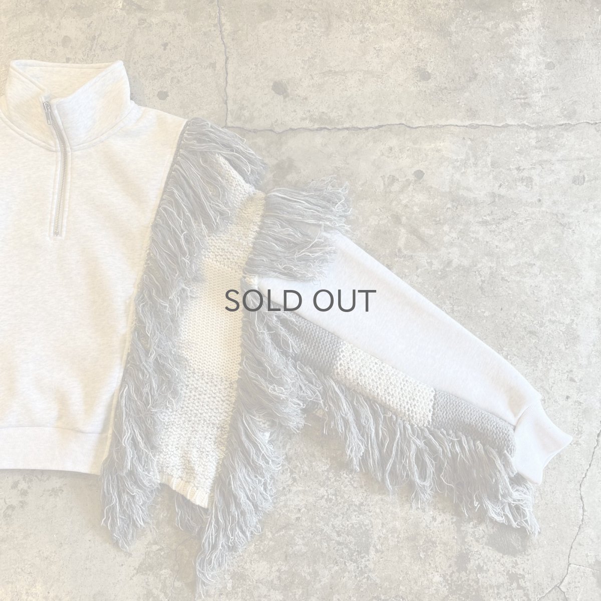 画像8: 【Wiz&Witch】"UNITED" TWO FACE HALF ZIP SWEAT / OS (8)