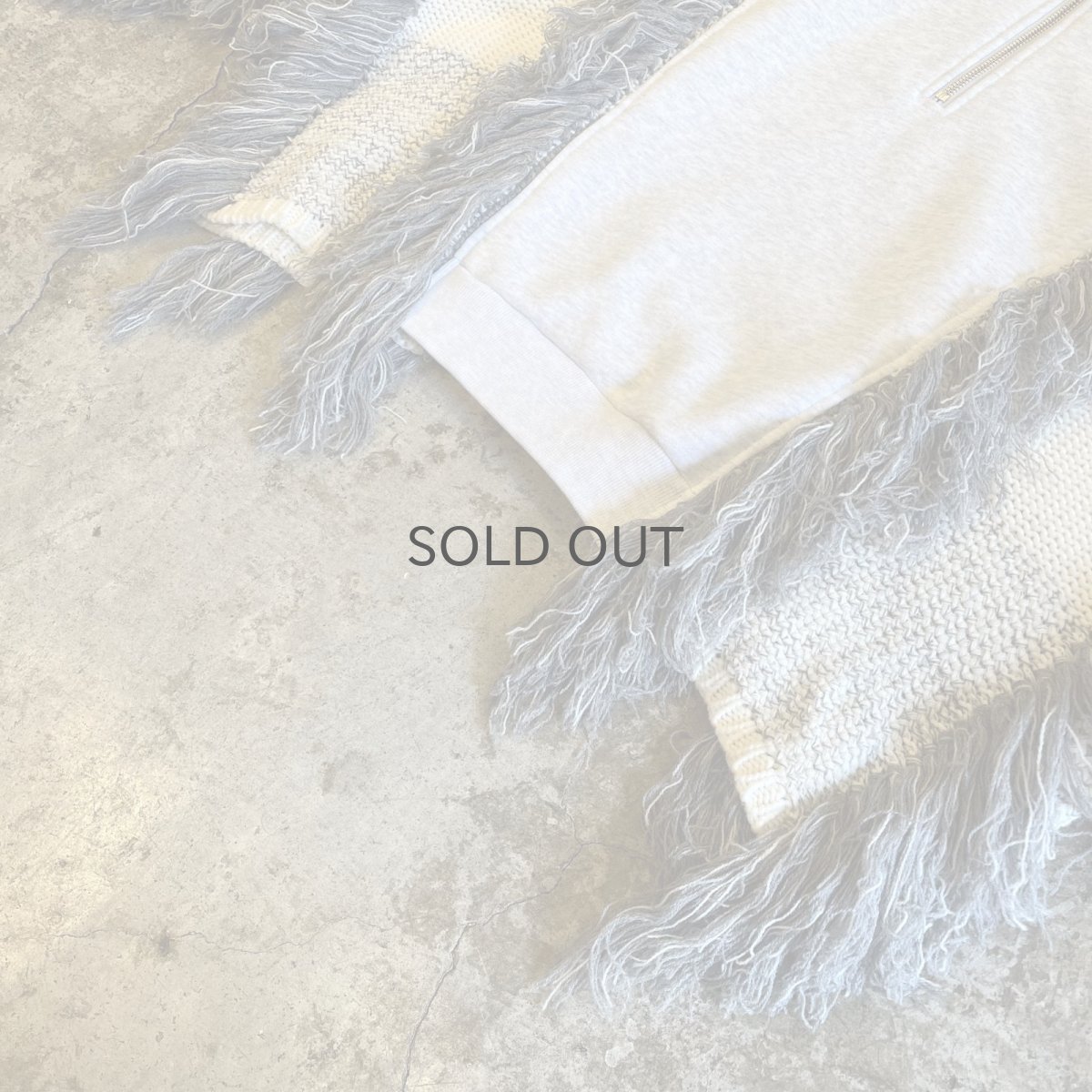 画像4: 【Wiz&Witch】"UNITED" TWO FACE HALF ZIP SWEAT / OS (4)