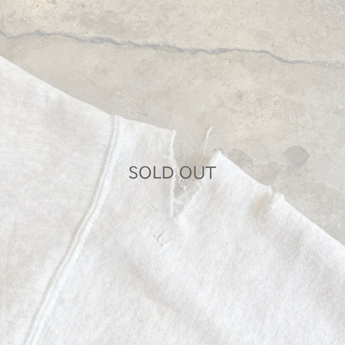 画像8: FRONT "NEW YORK USA" LOGO EMBROIDERY CRASH DAMAGE DESIGN SWEAT HOODIE / Ladies XL  (8)