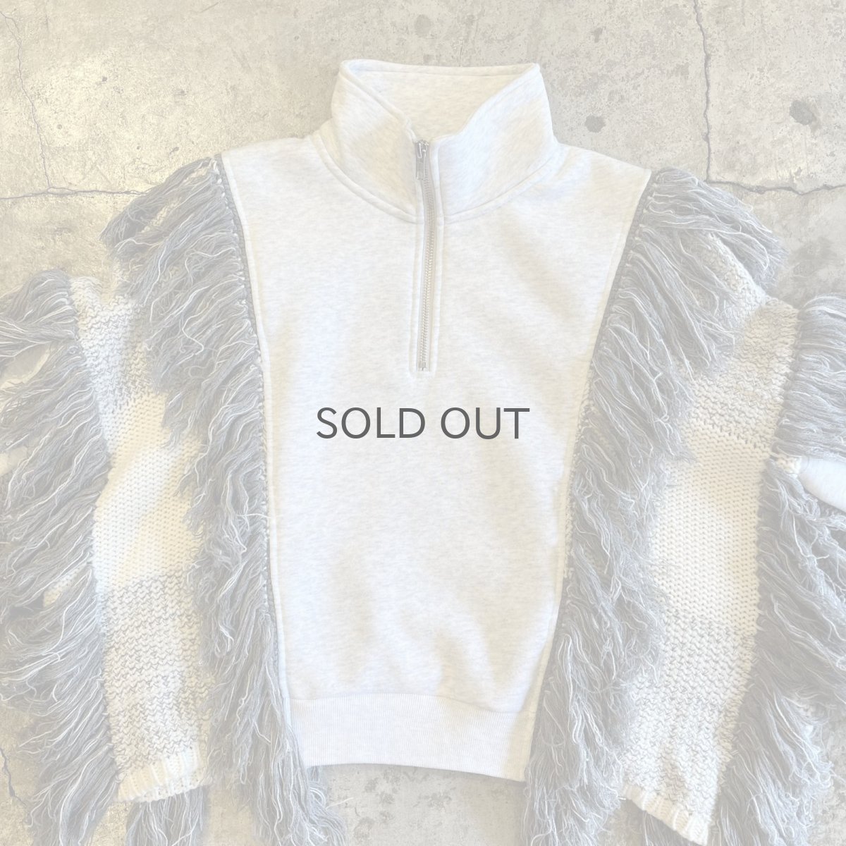 画像7: 【Wiz&Witch】"UNITED" TWO FACE HALF ZIP SWEAT / OS (7)