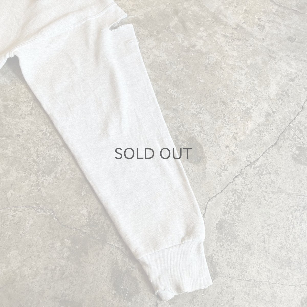 画像7: FRONT "NEW YORK USA" LOGO EMBROIDERY CRASH DAMAGE DESIGN SWEAT HOODIE / Ladies XL  (7)