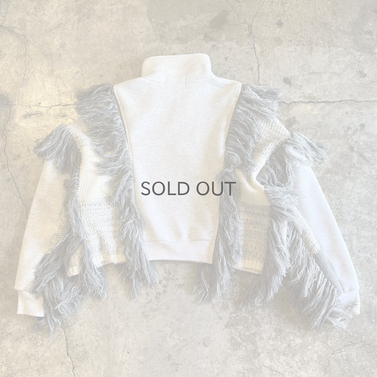 画像2: 【Wiz&Witch】"UNITED" TWO FACE HALF ZIP SWEAT / OS (2)