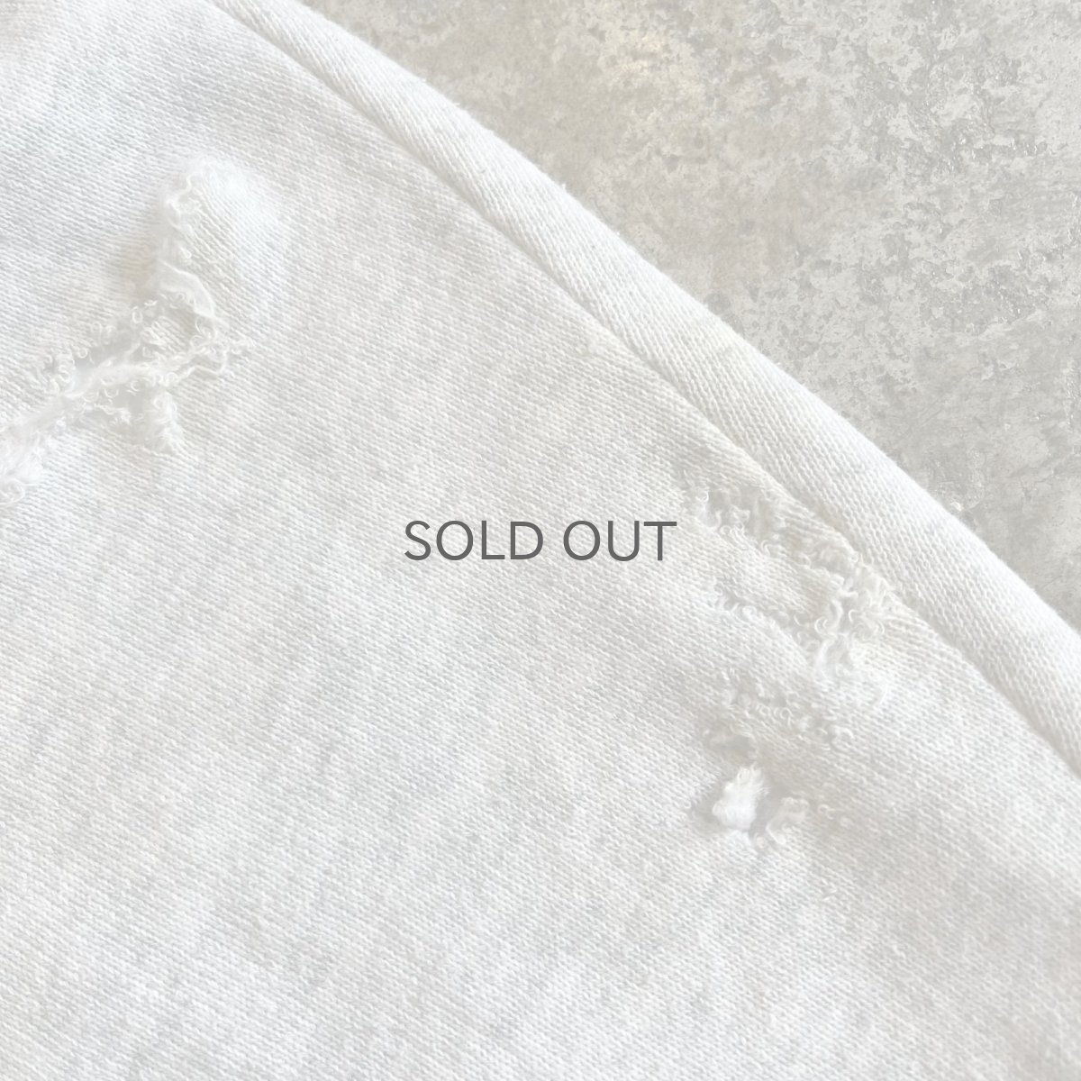 画像14: FRONT "NEW YORK USA" LOGO EMBROIDERY CRASH DAMAGE DESIGN SWEAT HOODIE / Ladies XL  (14)