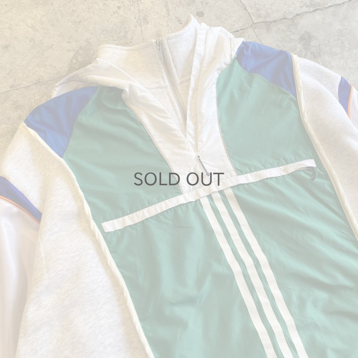 画像3: 【Wiz&Witch】"UNITED" SPORTY PIPING HALF ZIP ANORAK / OS (3)