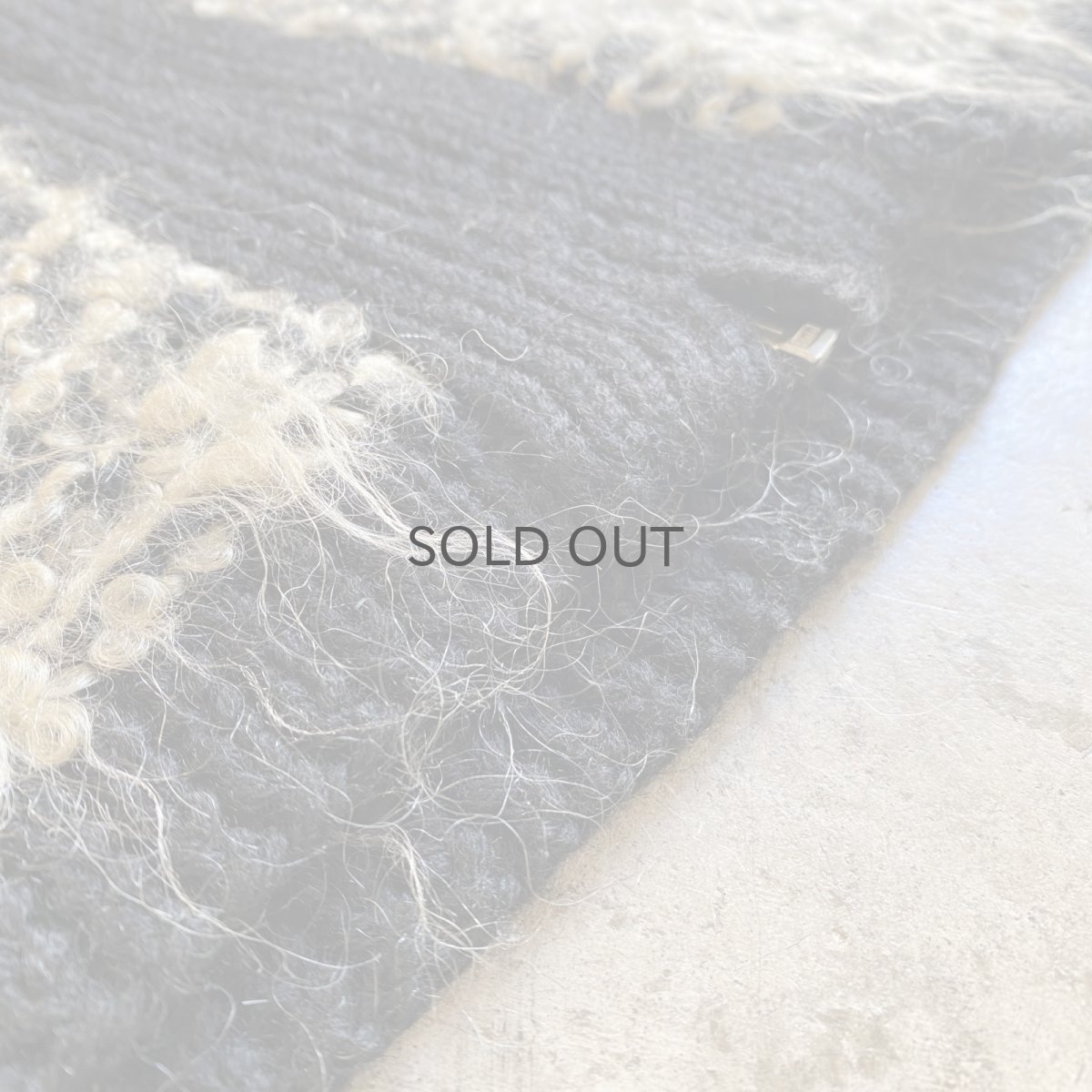 画像9: ALL OVER PATTERN HAND KNIT ZIP UP DESIGN CARDIGAN / Ladies L (9)