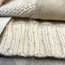 画像9: NATIVE PATTERN NECK ZIP UP KNIT JACKET / Mens L (9)