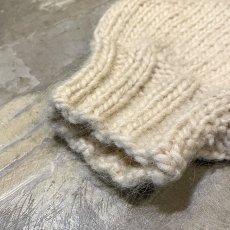 画像8: NATIVE PATTERN NECK ZIP UP KNIT JACKET / Mens L (8)