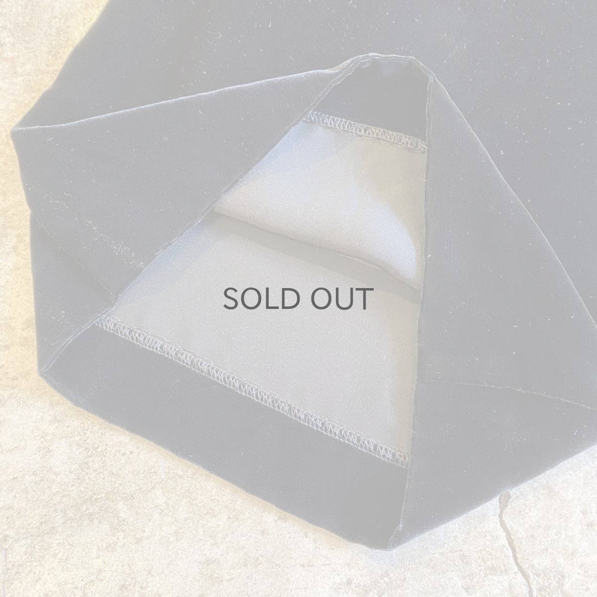 画像8: BLACK COLOR VELVET DESIGN WIDE PANTS / W24~W31 (8)