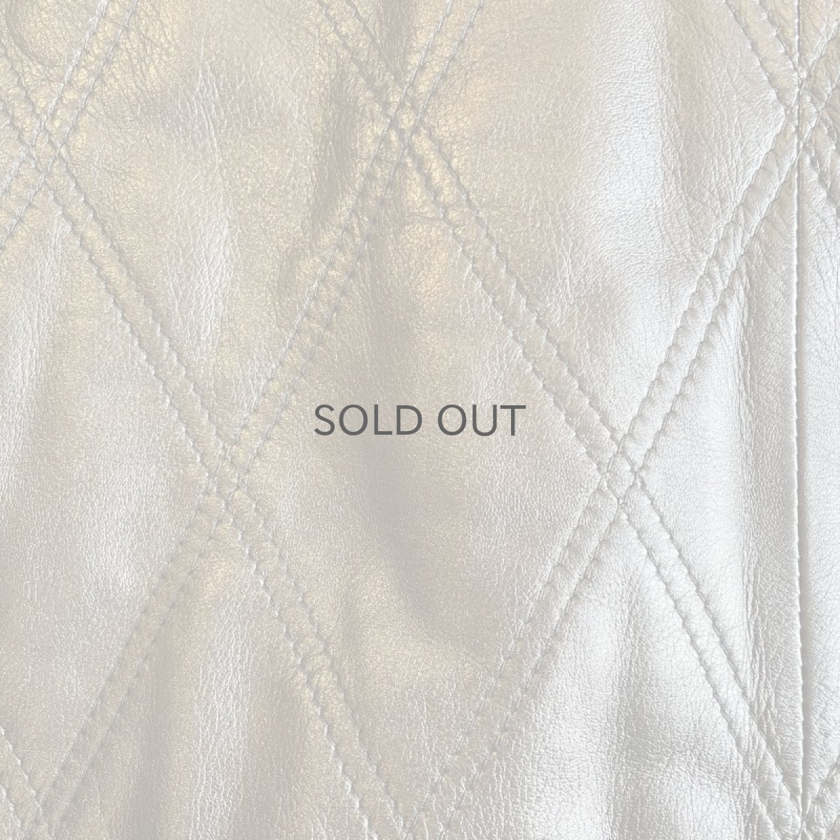 画像12: STITCH PATTERN REAL LEATHER ZIP UP VEST / Ladies L(50) / MADE IN ITALY (12)