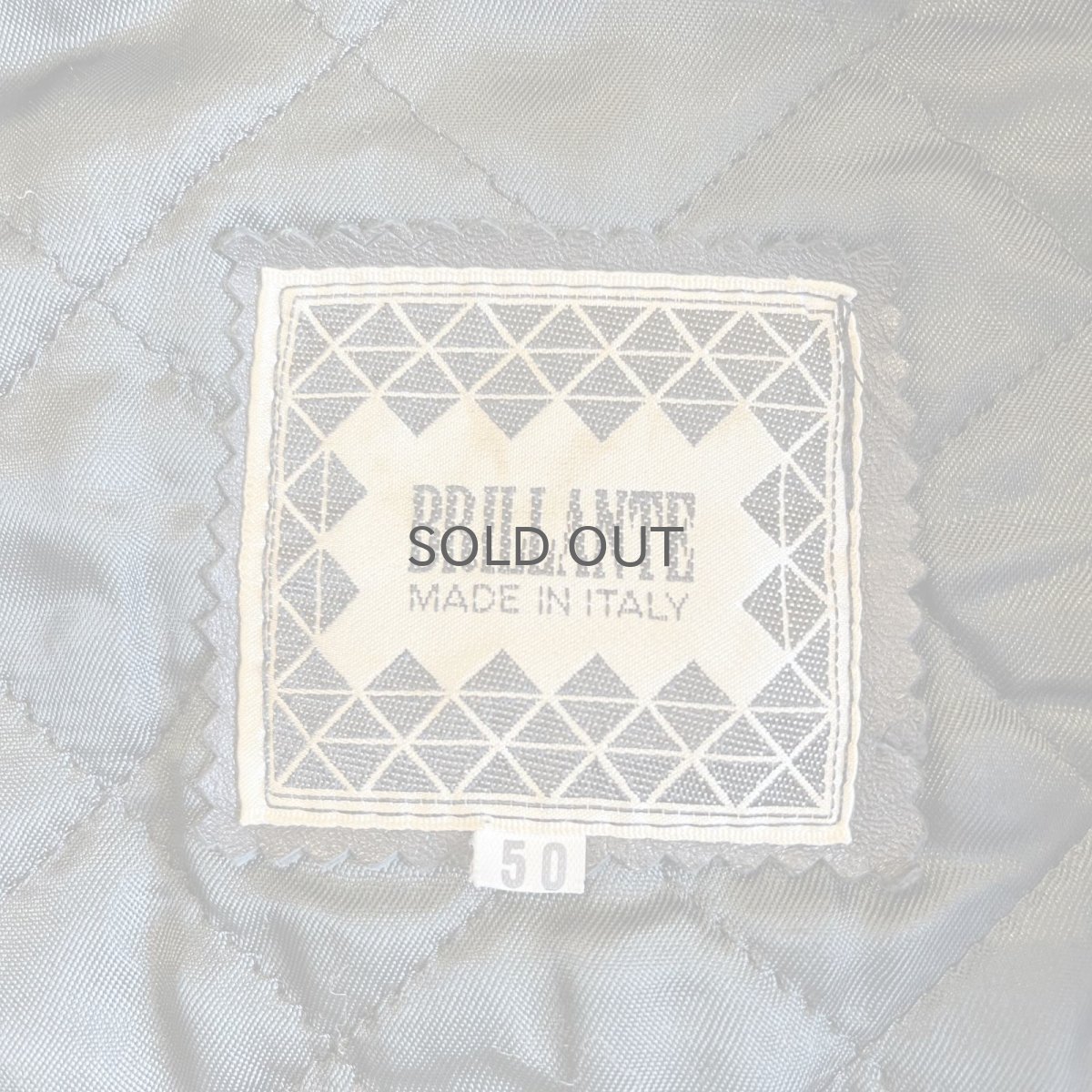 画像13: STITCH PATTERN REAL LEATHER ZIP UP VEST / Ladies L(50) / MADE IN ITALY (13)