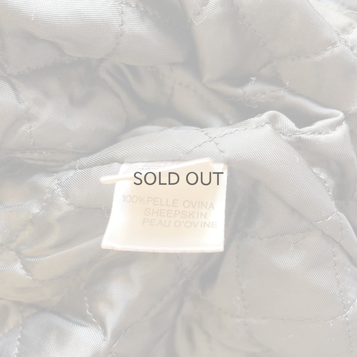 画像11: STITCH PATTERN REAL LEATHER ZIP UP VEST / Ladies L(50) / MADE IN ITALY (11)