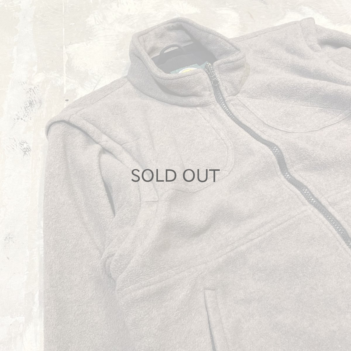 画像4: SLEEVE GIMMICK HUNTING STYLE FLEECE ZIP UP JACKET / Mens M(L) (4)