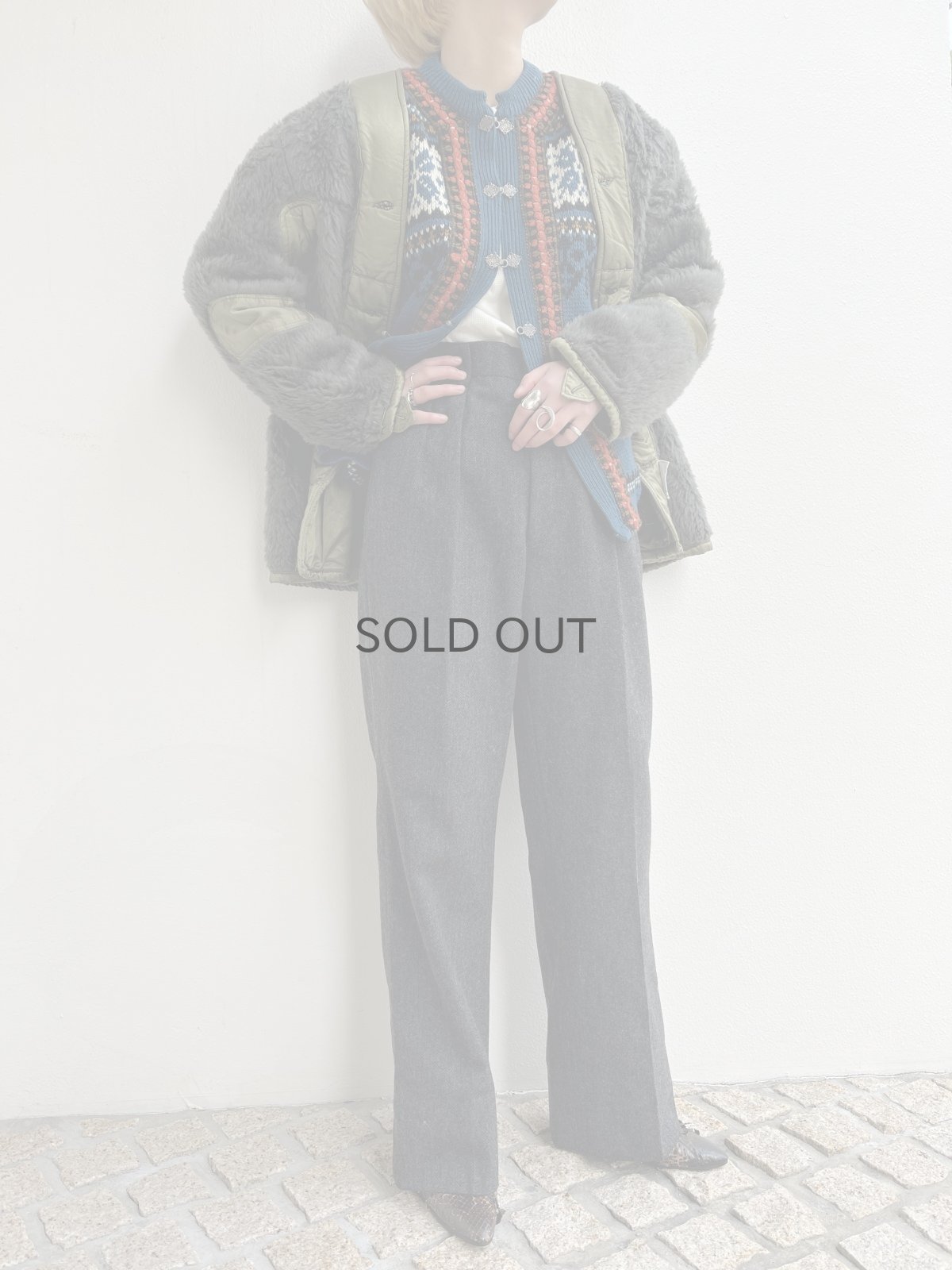 画像12: 【Wiz&Witch】"HOOK UP" OLD BOA MILITARY LINER JACKET / OS (12)