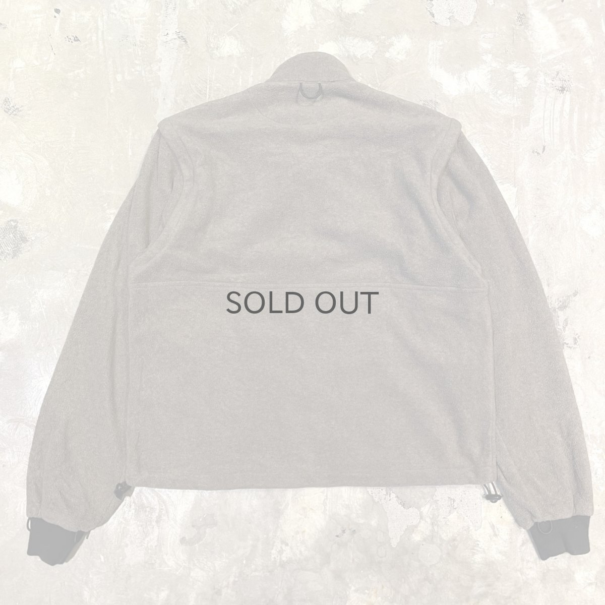 画像2: SLEEVE GIMMICK HUNTING STYLE FLEECE ZIP UP JACKET / Mens M(L) (2)