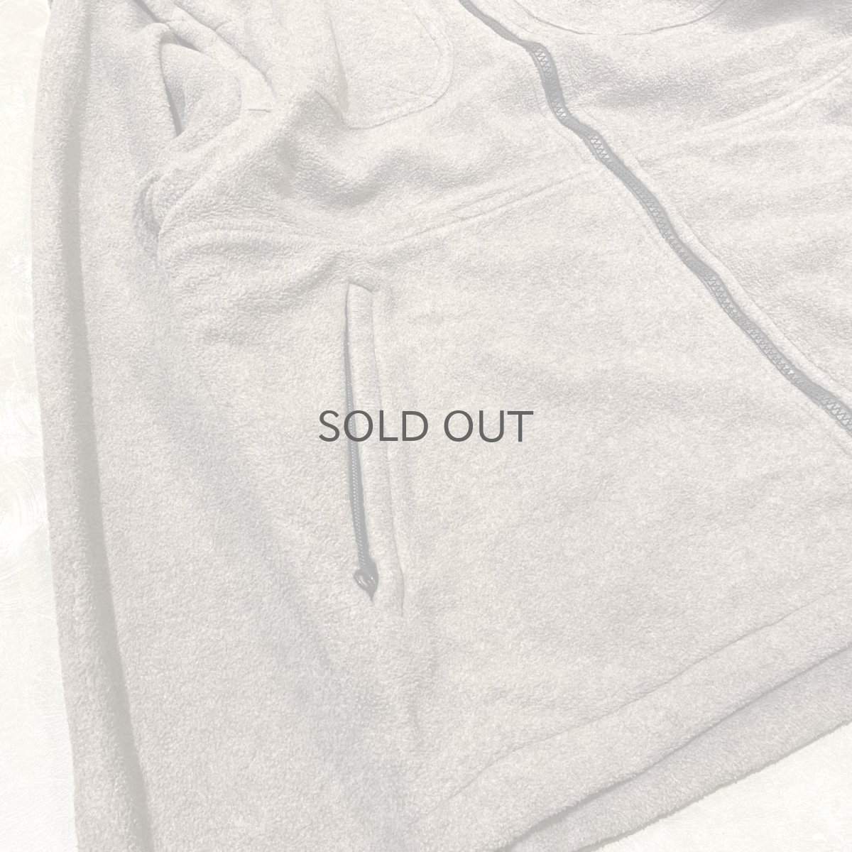 画像6: SLEEVE GIMMICK HUNTING STYLE FLEECE ZIP UP JACKET / Mens M(L) (6)