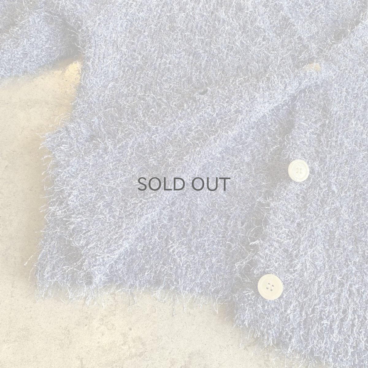 画像8: SHAGGY KNIT DESIGN GLITTER COLOR L/S CARDIGAN / Ladies M (8)