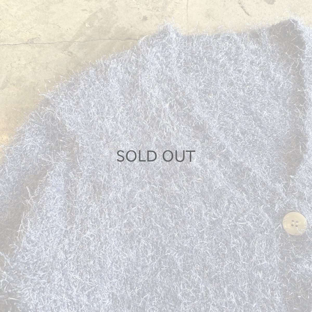 画像7: SHAGGY KNIT DESIGN GLITTER COLOR L/S CARDIGAN / Ladies M (7)