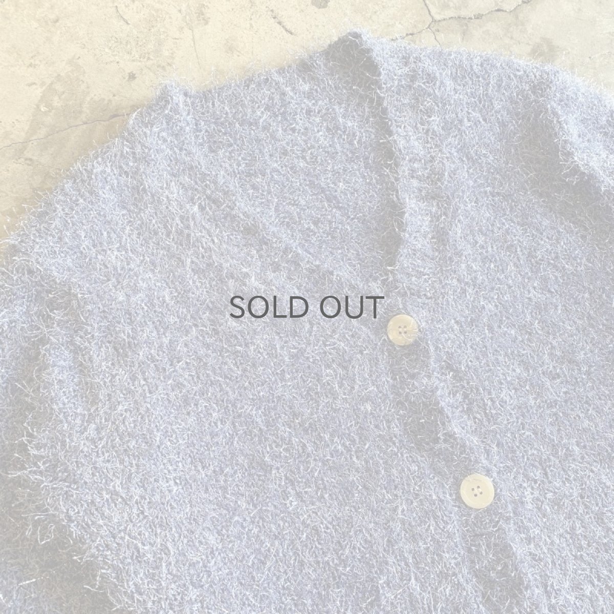 画像3: SHAGGY KNIT DESIGN GLITTER COLOR L/S CARDIGAN / Ladies M (3)