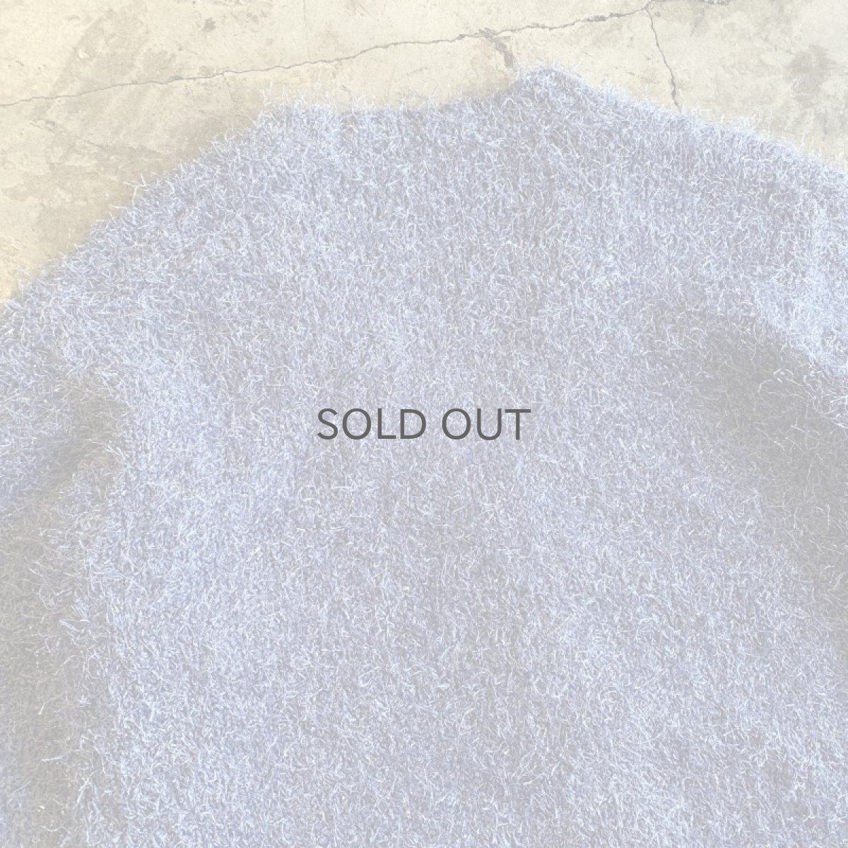 画像10: SHAGGY KNIT DESIGN GLITTER COLOR L/S CARDIGAN / Ladies M (10)