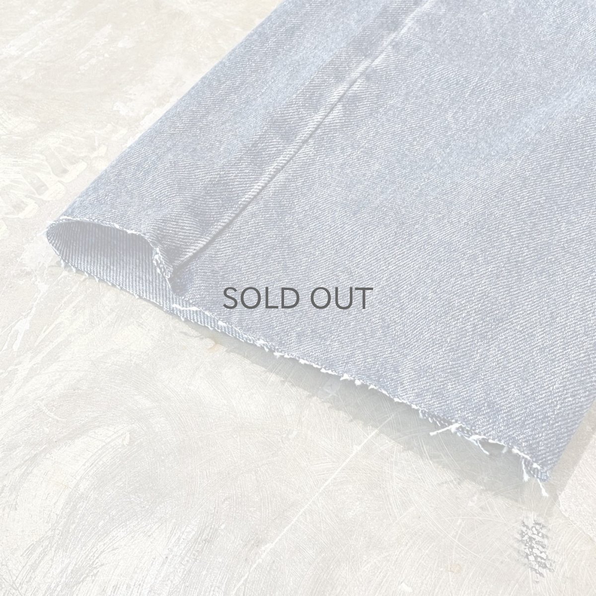 画像8: 【Wiz&Witch】"WEIRD" FUTURE WRAP DENIM PANTS / BLUE / FREE (8)