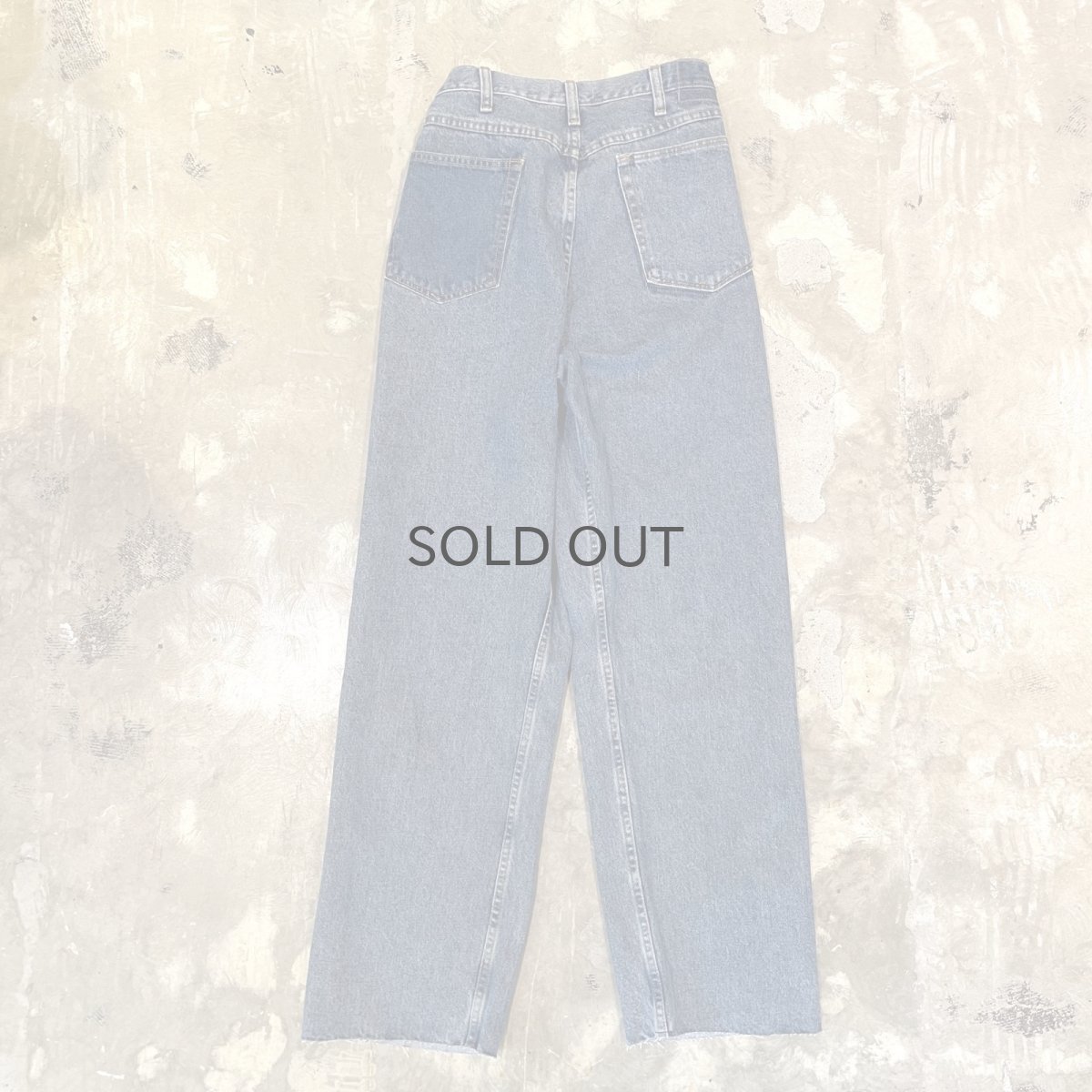 画像2: 【Wiz&Witch】"WEIRD" FUTURE WRAP DENIM PANTS / BLUE / FREE (2)