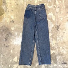 画像2: 【Wiz&Witch】"WEIRD" FUTURE WRAP DENIM PANTS / BLUE / FREE (2)