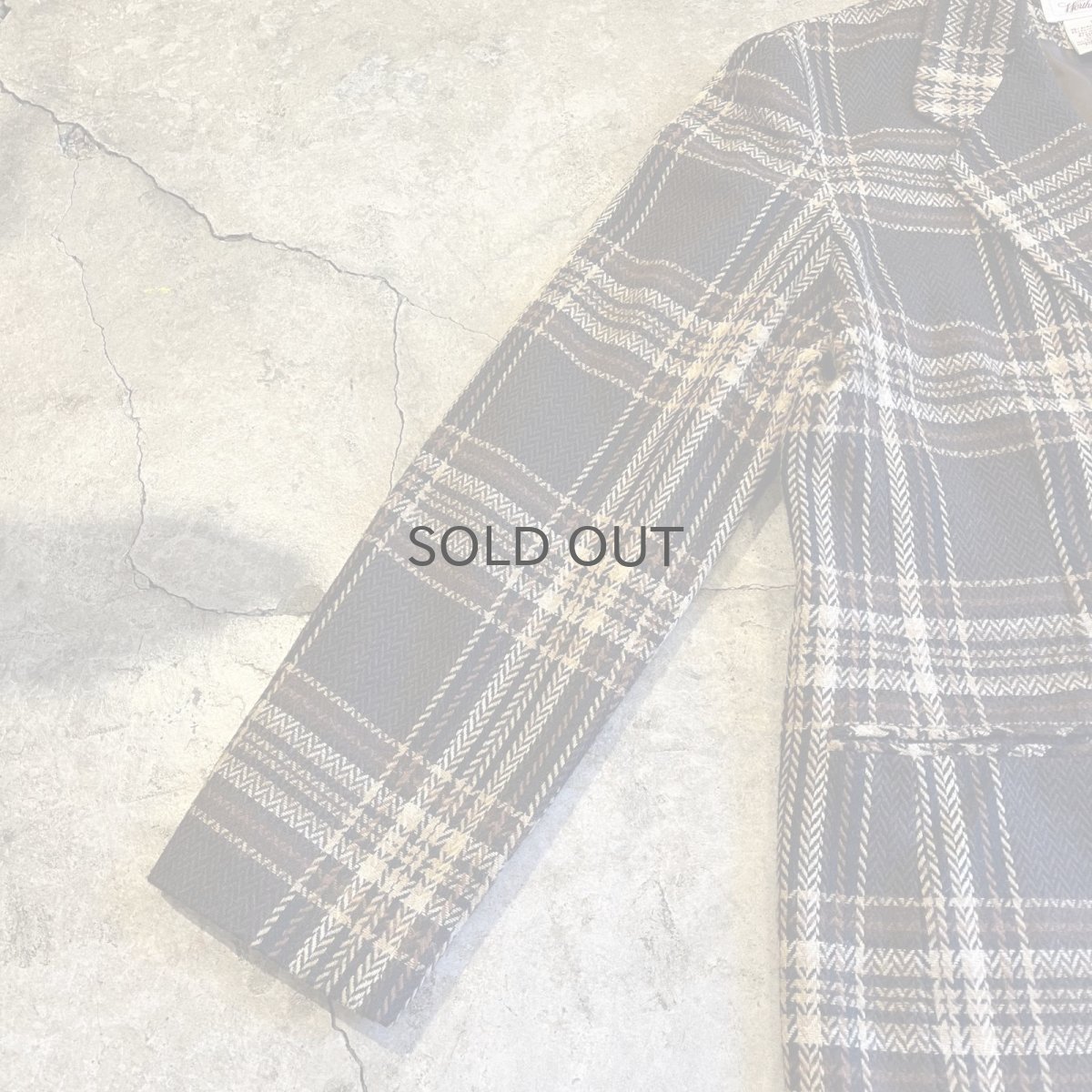 画像7: ALL OVER MIX COLOR CHECK PATTERN DESIGN TAILORED JACKET / Ladies M(14) (7)