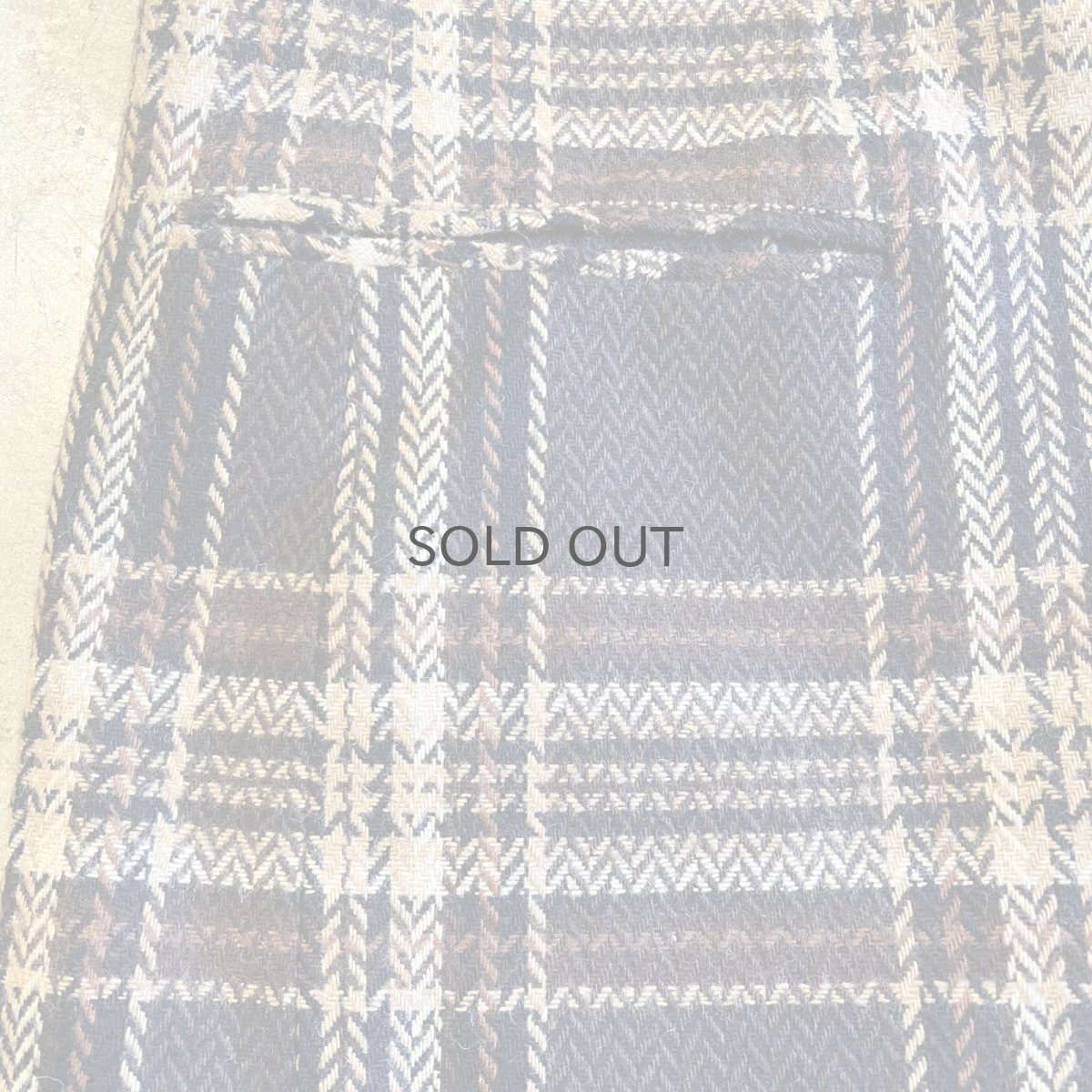 画像10: ALL OVER MIX COLOR CHECK PATTERN DESIGN TAILORED JACKET / Ladies M(14) (10)