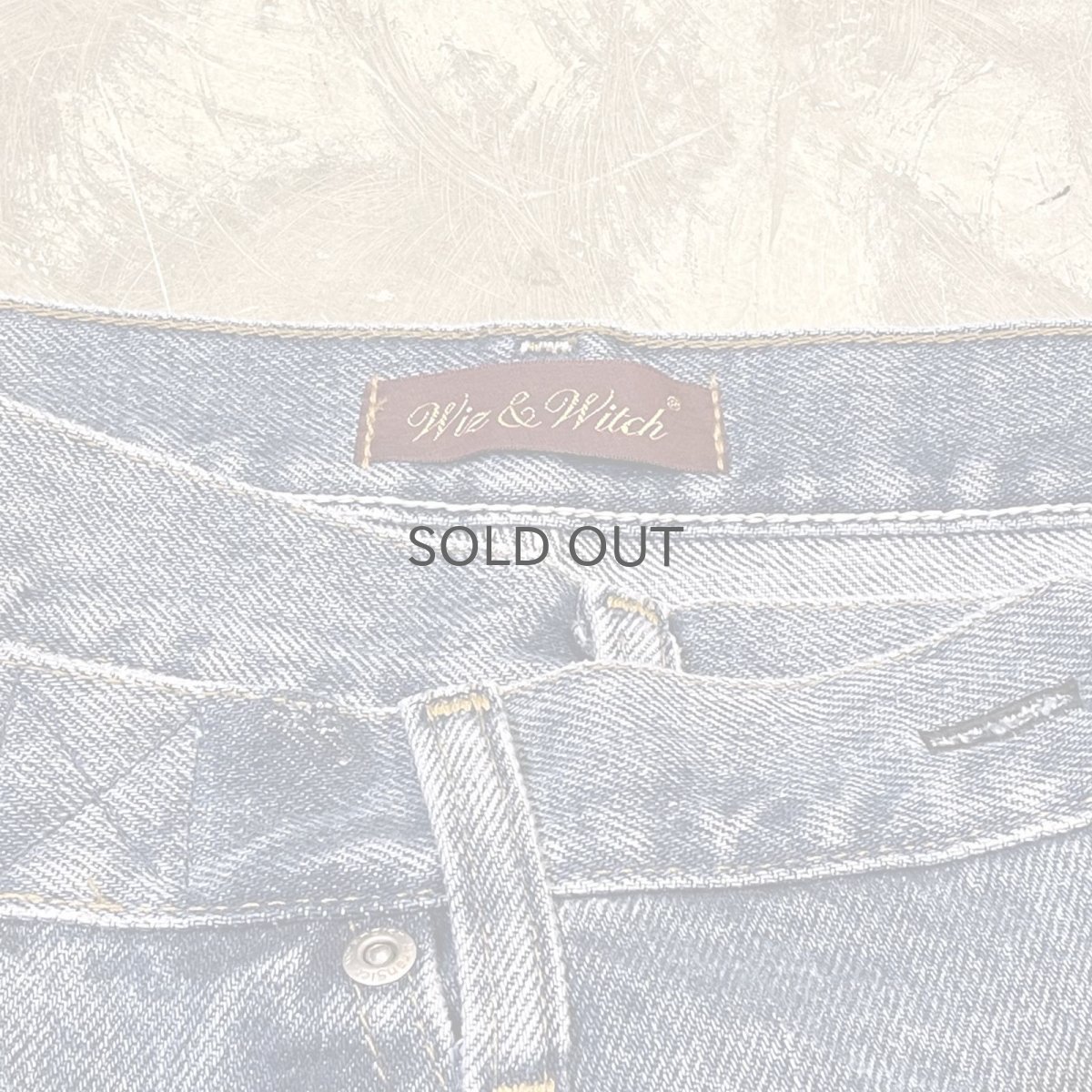 画像11: 【Wiz&Witch】"WEIRD" FUTURE WRAP DENIM PANTS / BLUE / FREE (11)