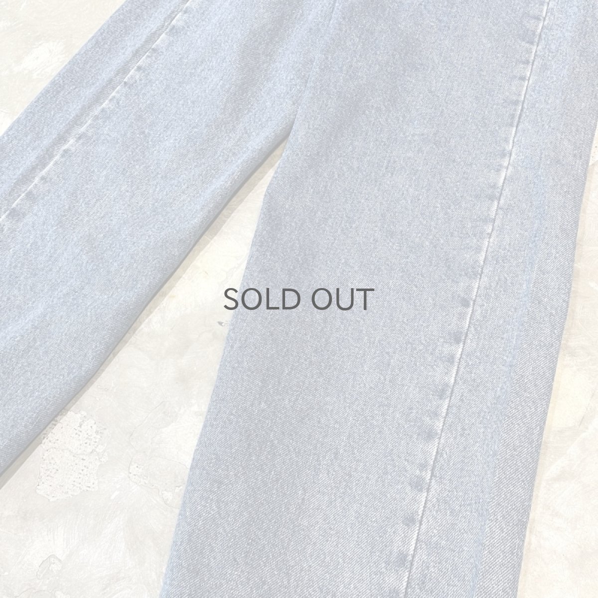 画像6: 【Wiz&Witch】"WEIRD" FUTURE WRAP DENIM PANTS / BLUE / FREE (6)