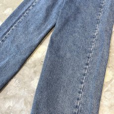 画像6: 【Wiz&Witch】"WEIRD" FUTURE WRAP DENIM PANTS / BLUE / FREE (6)