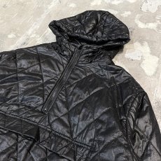 画像4: 【WONDERGROUND】NYLON QUILTING ANORAK PARKA / BLACK / OS (4)