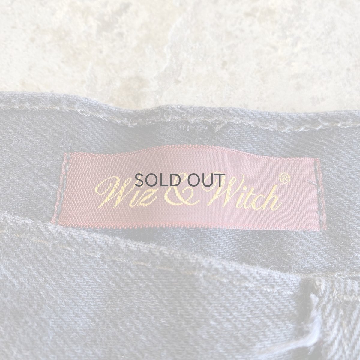 画像12: 【Wiz&Witch】"WEIRD" FUTURE WRAP DENIM PANTS / FREE (12)