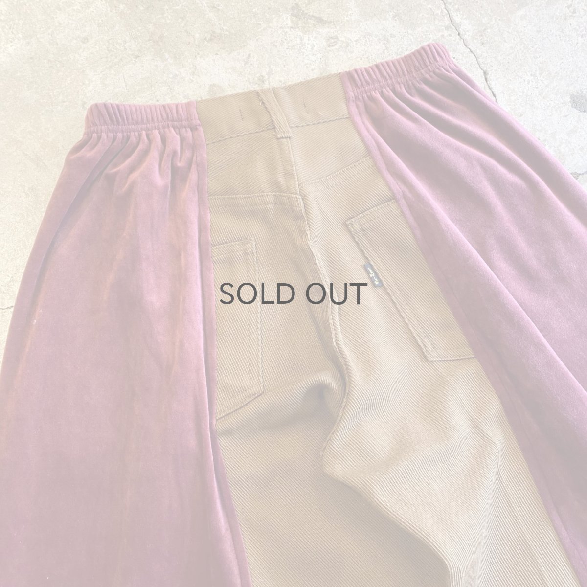 画像9: 【Wiz&Witch】"UNITED" TWO FACE VELOUR SLACKS / OS (9)