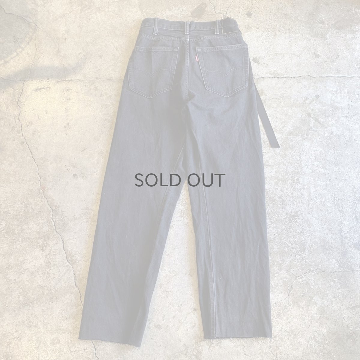 画像2: 【Wiz&Witch】"WEIRD" FUTURE WRAP DENIM PANTS / FREE (2)