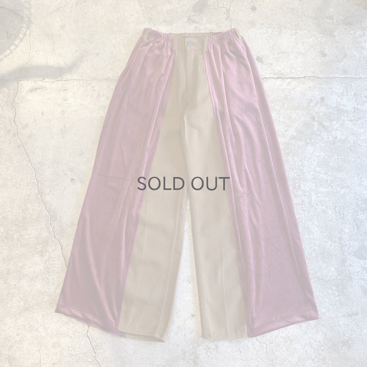 画像1: 【Wiz&Witch】"UNITED" TWO FACE VELOUR SLACKS / OS (1)
