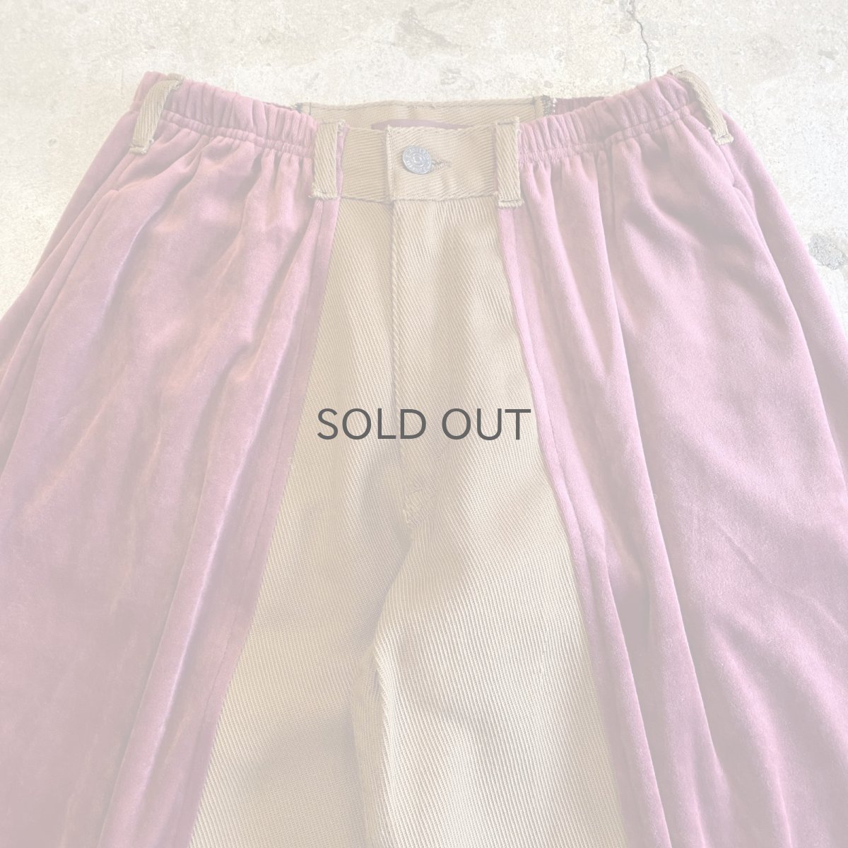 画像5: 【Wiz&Witch】"UNITED" TWO FACE VELOUR SLACKS / OS (5)