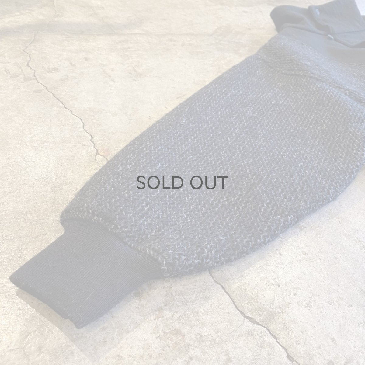 画像5: TWEED DESIGN STAND COLLAR HALF BUTTON ANORAK / Ladies L (5)