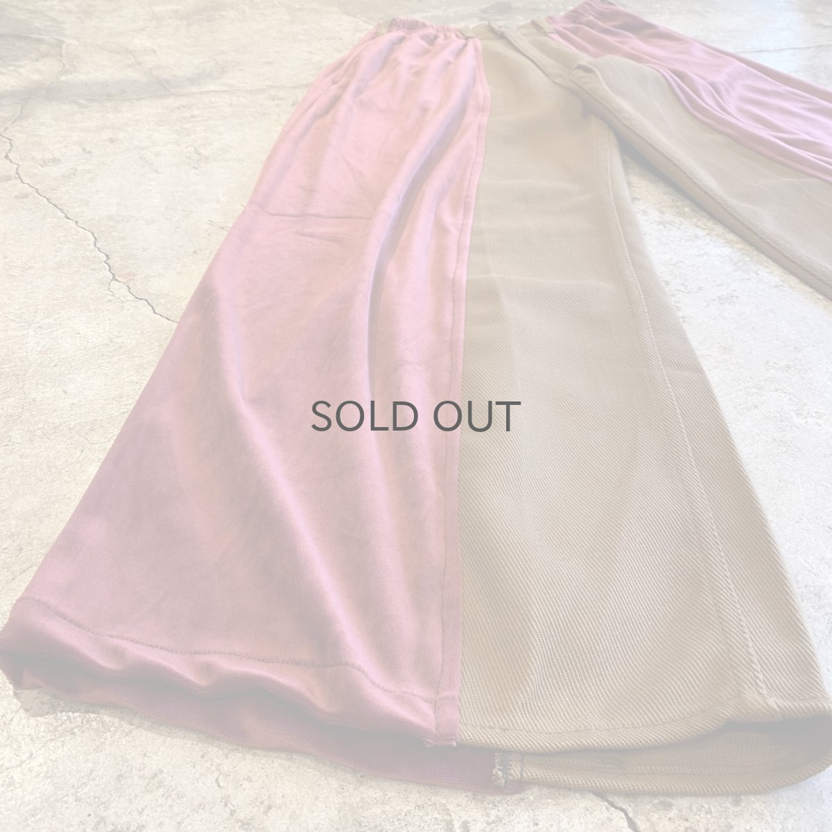 画像4: 【Wiz&Witch】"UNITED" TWO FACE VELOUR SLACKS / OS (4)