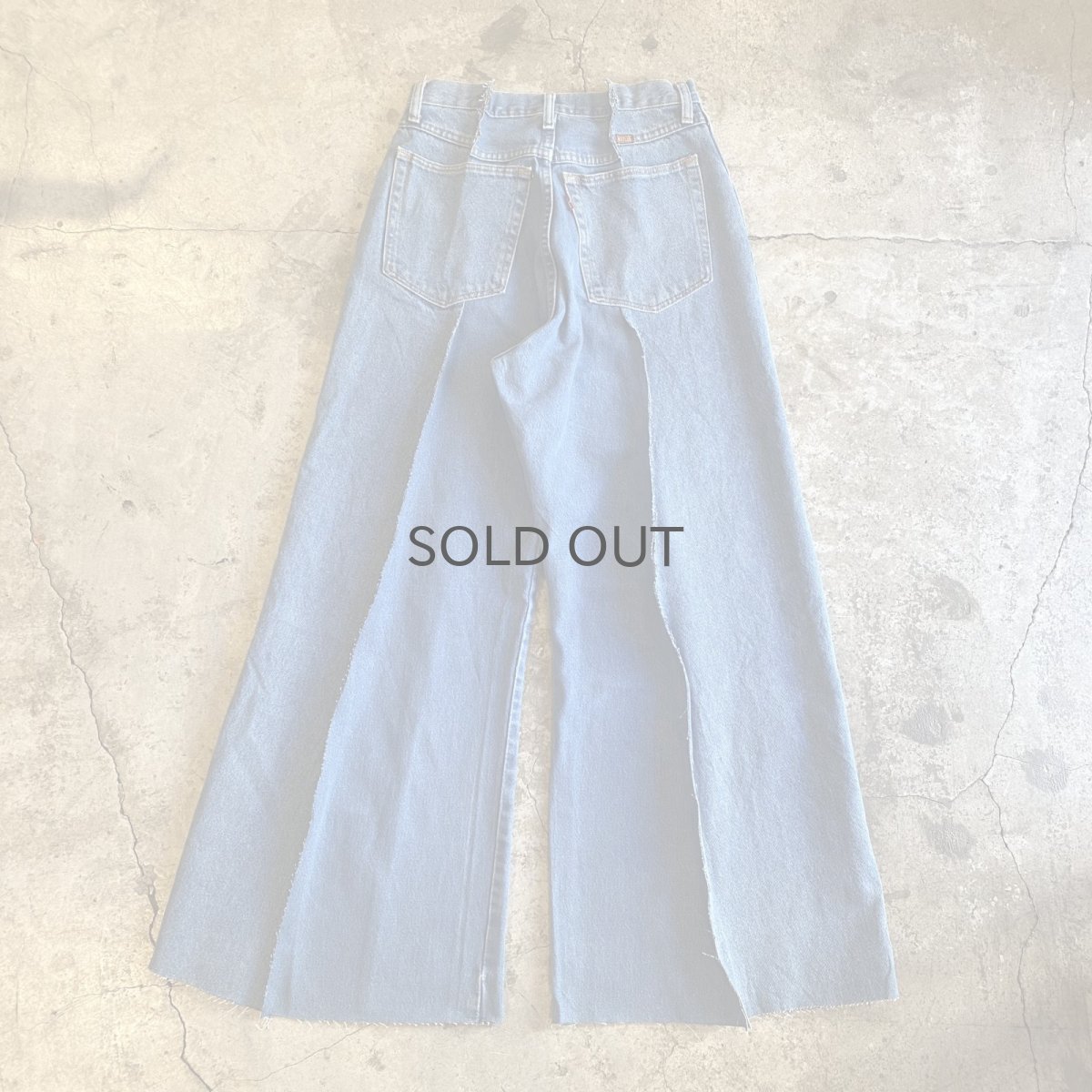 画像2: 【Wiz&Witch】"TWINS" WIDE DENIM PANTS / W29 (2)