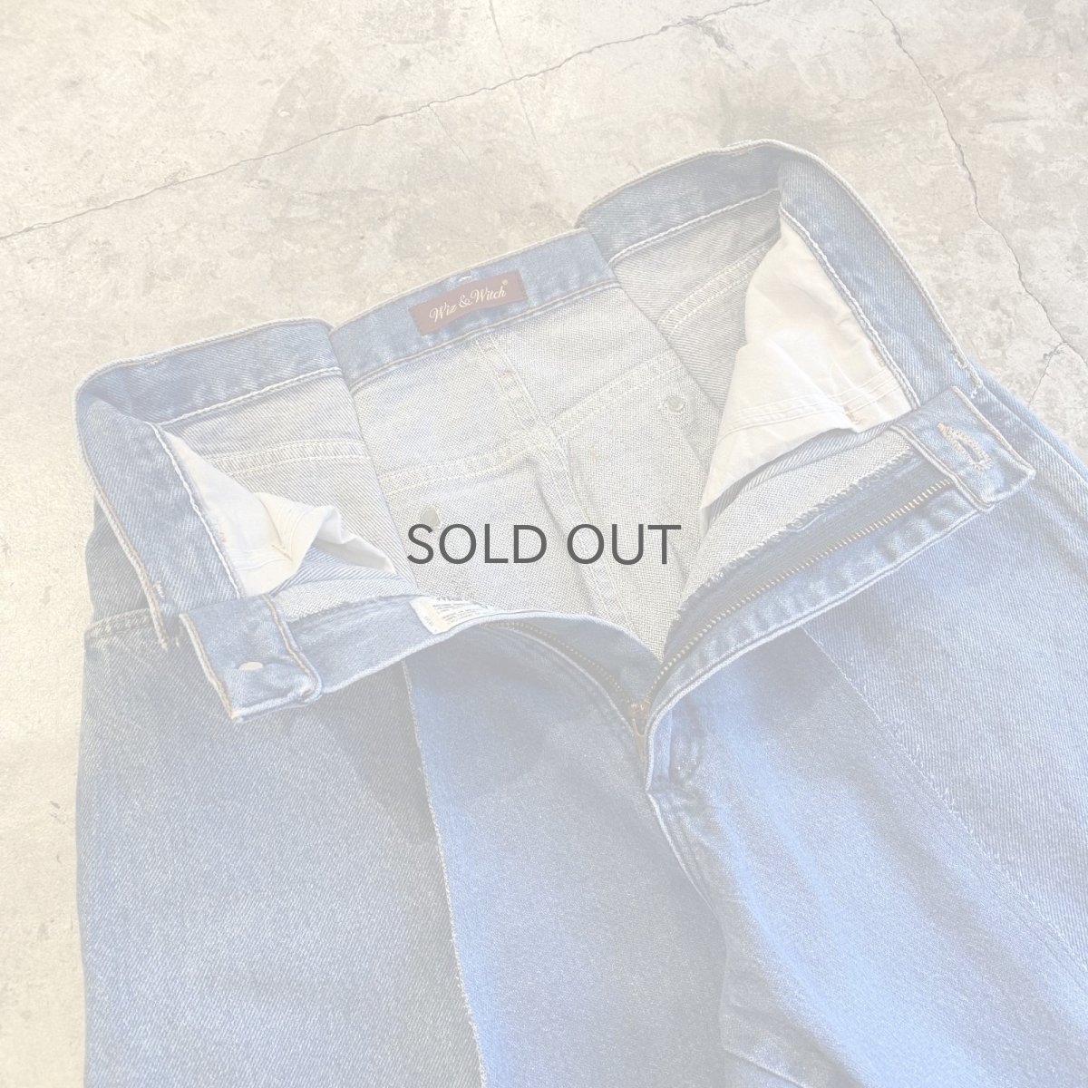 画像6: 【Wiz&Witch】"TWINS" WIDE DENIM PANTS / W29 (6)