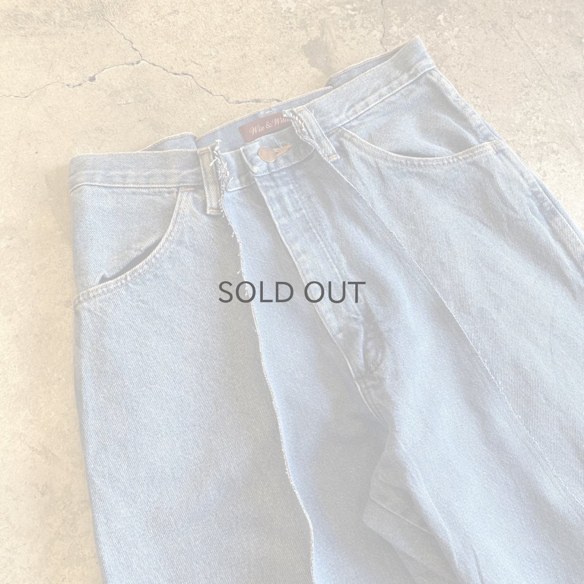 画像3: 【Wiz&Witch】"TWINS" WIDE DENIM PANTS / W29 (3)