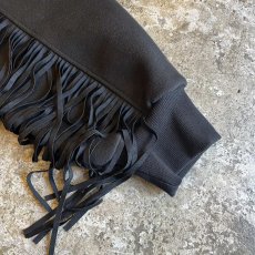 画像5: 【Wiz&Witch】"WANDERER" FRINGE SWEAT / OS / BLACK (5)
