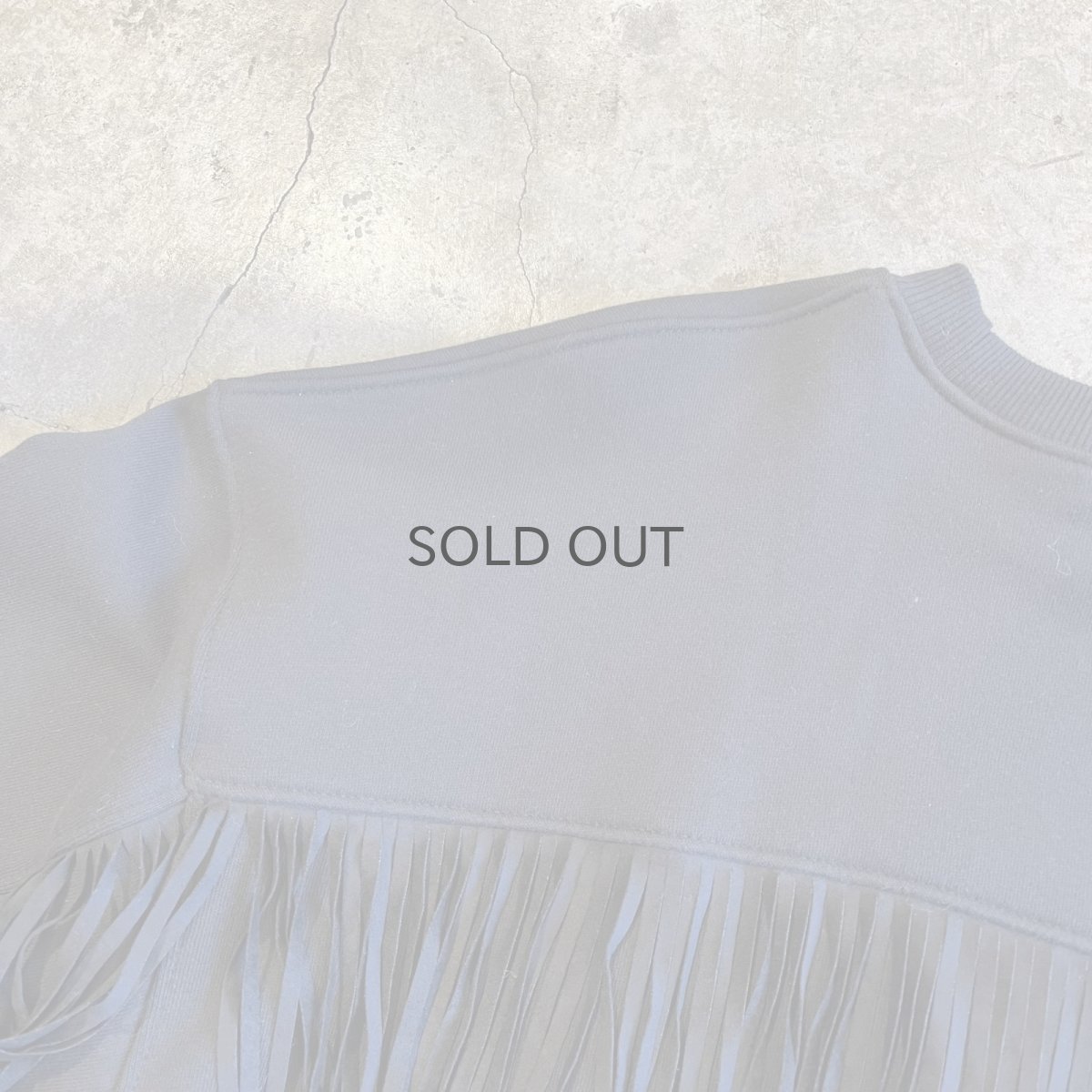 画像8: 【Wiz&Witch】"WANDERER" FRINGE SWEAT / OS / BLACK (8)