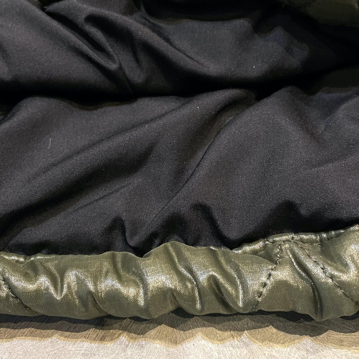 画像8: 【WONDERGROUND】NYLON QUILTING ANORAK PARKA / GREEN / OS (8)