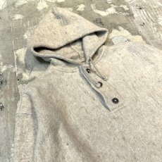 画像3: COLOR MIX HALF BUTTON HOODIE JACKET / Mens L (3)