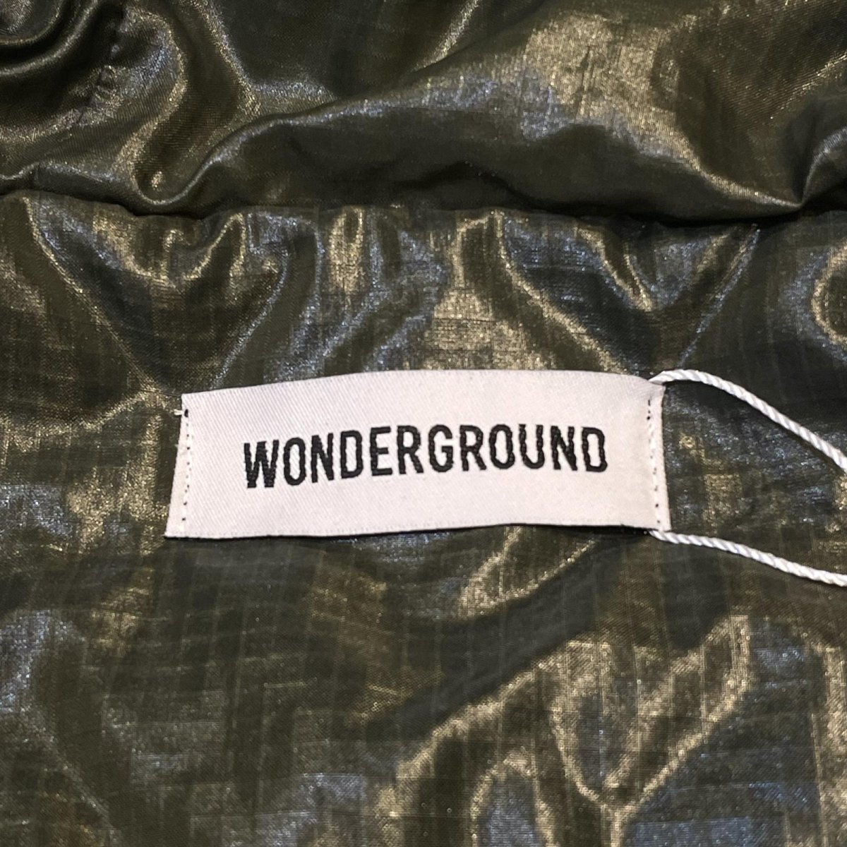画像10: 【WONDERGROUND】NYLON QUILTING ANORAK PARKA / GREEN / OS (10)