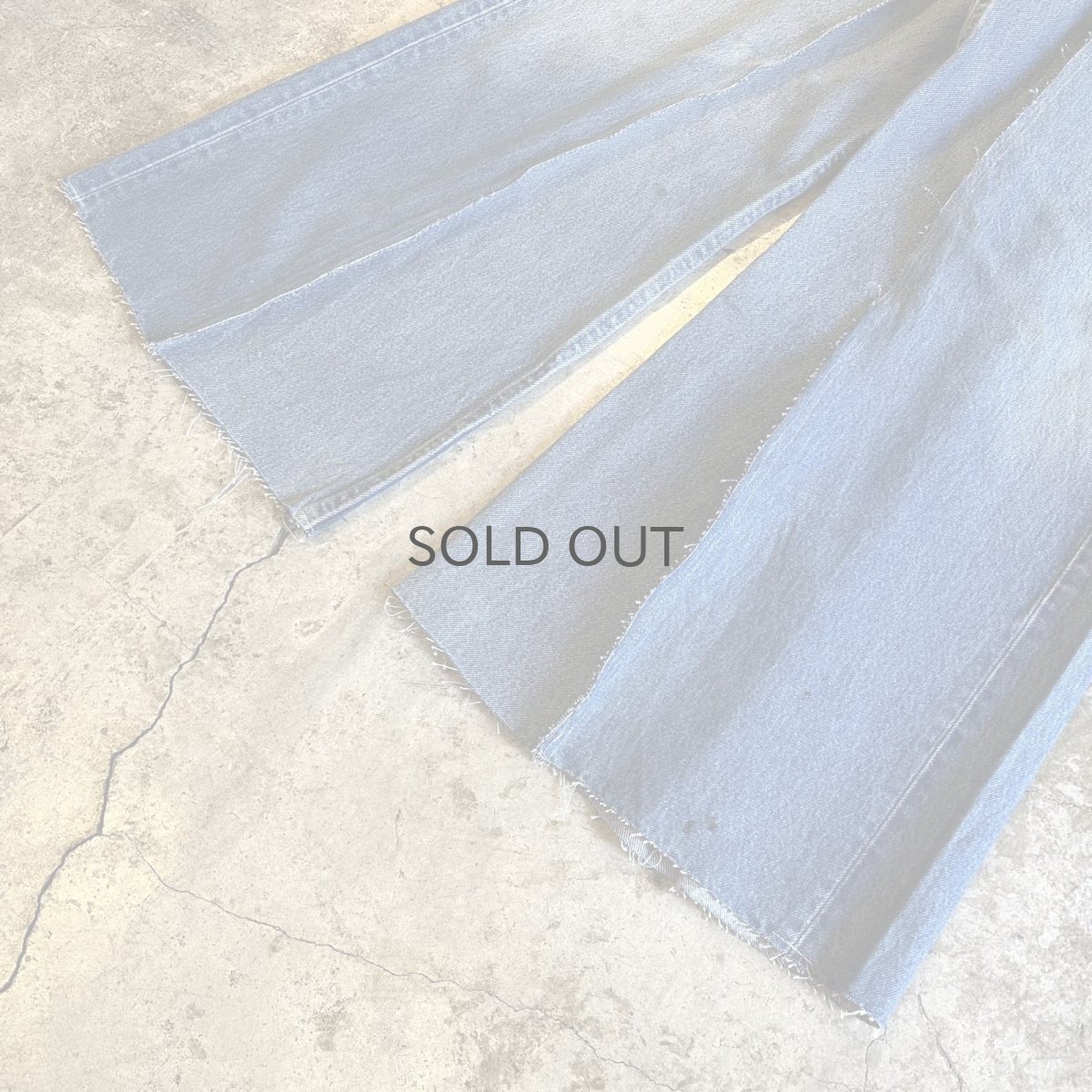 画像4: 【Wiz&Witch】"TWINS" WIDE DENIM PANTS / W29 (4)